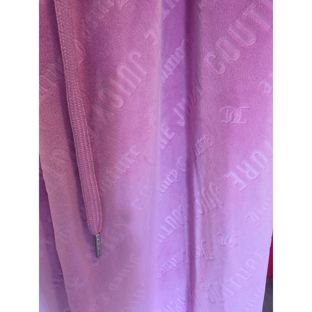 Juicy Couture Pajama Pants L Womens Purple Soft Velvet Feel Straight Leg Stretch - Picture 3 of 6